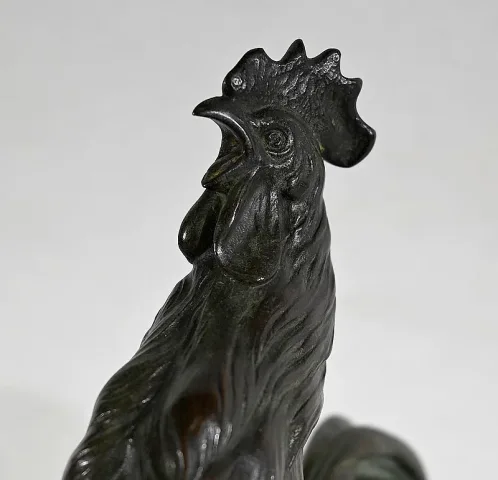Bronze « Le Coq Gaulois », de G. Vacossin – Début XXe