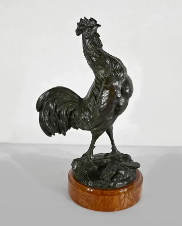 BRONZE COCKEREL by G.VACOSSIN