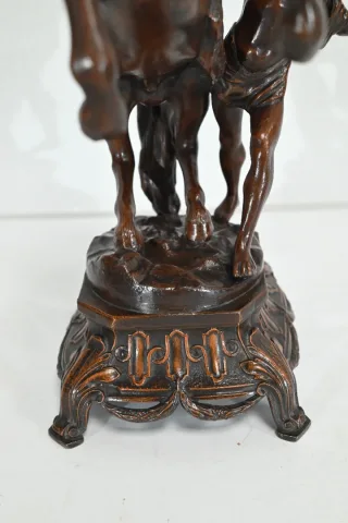 Ensemble de Cheminée "Les Chevaux de Marly", d’après G. Coustou – Début XXe
