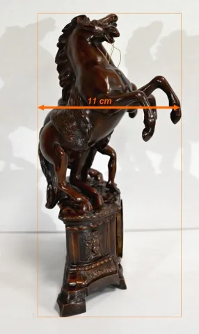 Ensemble de Cheminée "Les Chevaux de Marly", d’après G. Coustou – Début XXe