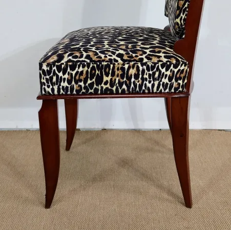 Suite de 4 Chaises en Hêtre massif – 1960