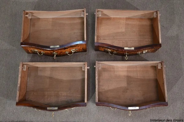 Secrétaire en Marqueteries, Transition Louis XV / Louis XVI – Fin XIXe