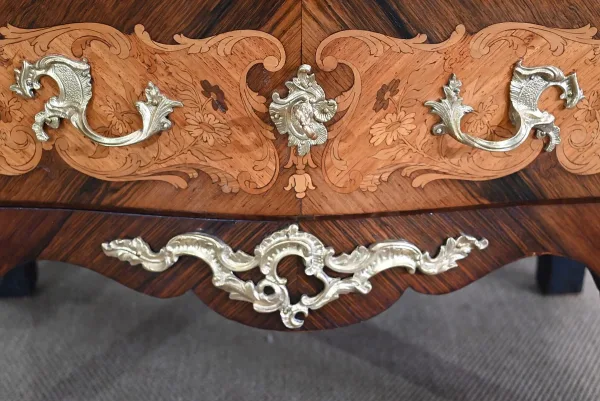 Secrétaire en Marqueteries, Transition Louis XV / Louis XVI – Fin XIXe