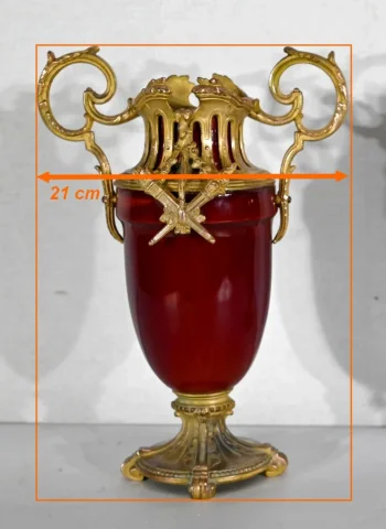 PAREJA DE CASSOLETTES ESTILO LUIS XVI