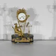 Garniture de Cheminée « La Harpiste » - XIXe