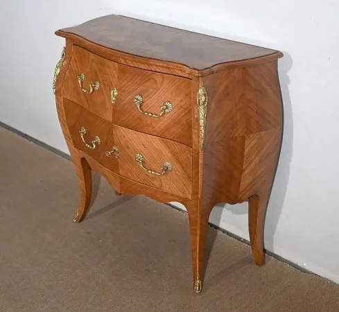 Petite Commode Sauteuse en Merisier, style Louis XV – Début XXe