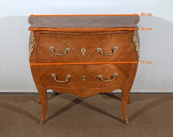 Petite Commode Sauteuse en Merisier, style Louis XV – Début XXe
