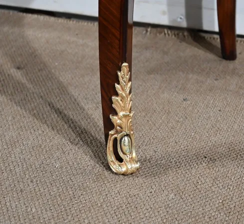Commode Sauteuse en Bois Précieux, estampillée P. Migeon, époque Louis XV – 1ère partie du XVIIIe