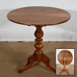 Guéridon en Noyer Massif, style Louis Philippe – 2ème moitié du XIXe