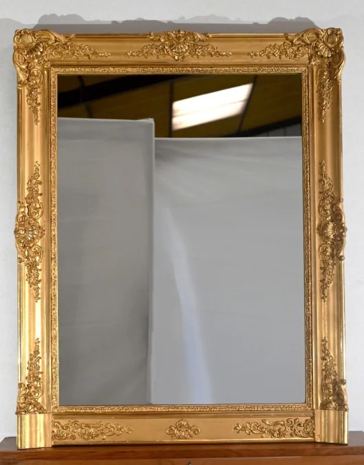 FRENCH RESTAURATION PERIOD MANTLE MIRROR