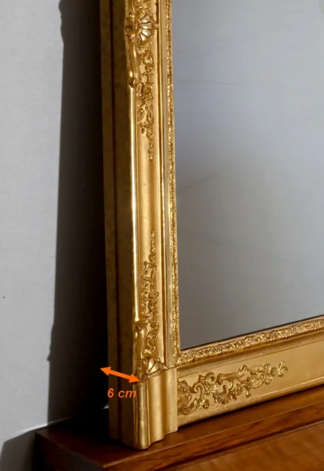 FRENCH RESTAURATION PERIOD MANTLE MIRROR
