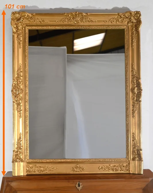 FRENCH RESTAURATION PERIOD MANTLE MIRROR
