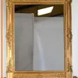 Miroir de Cheminée en Bois Doré, époque Restauration – Début XIXe