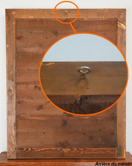 FRENCH RESTAURATION PERIOD MANTLE MIRROR