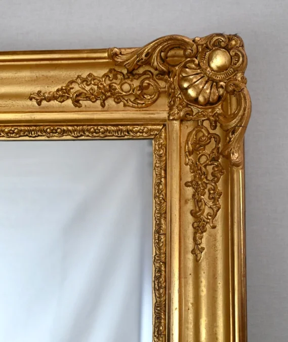 FRENCH RESTAURATION PERIOD MANTLE MIRROR
