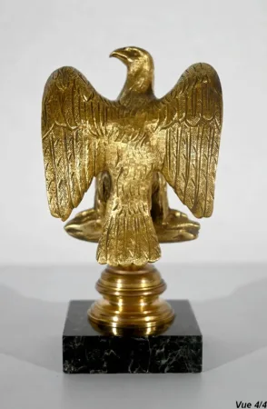 Rare Nécessaire de Bureau en Marbre et Bronze, style Empire – 2ème moitié du XIXe