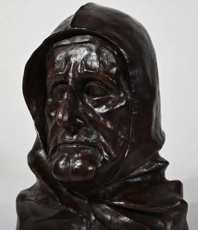 BRONZE OF LUCA PACIOLI by VALERIE ANJORAS