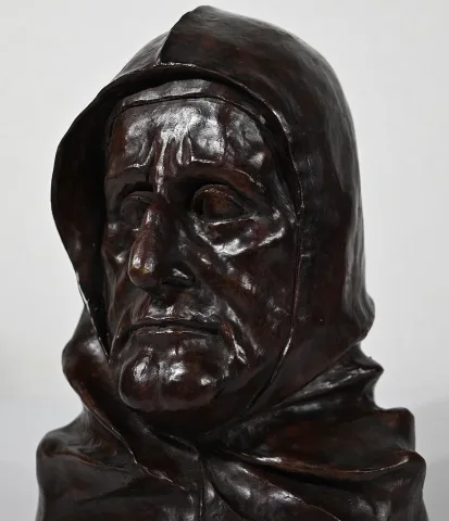 Bronze « Luca Pacioli » de V. Anjoras – XXe