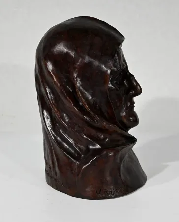 BRONZE OF LUCA PACIOLI by VALERIE ANJORAS
