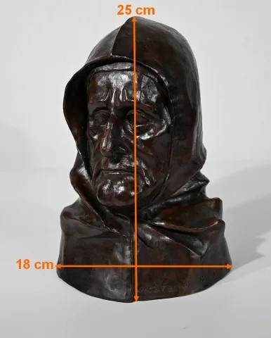 Bronze « Luca Pacioli » de V. Anjoras – XXe