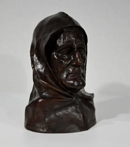 Bronze « Luca Pacioli » de V. Anjoras – XXe