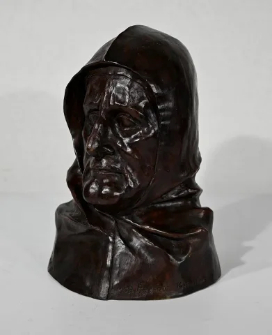 Bronze « Luca Pacioli » de V. Anjoras – XXe