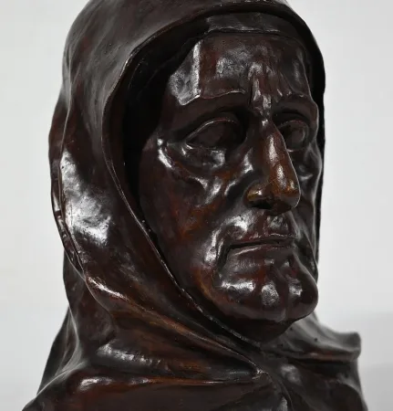 BRONZE OF LUCA PACIOLI by VALERIE ANJORAS