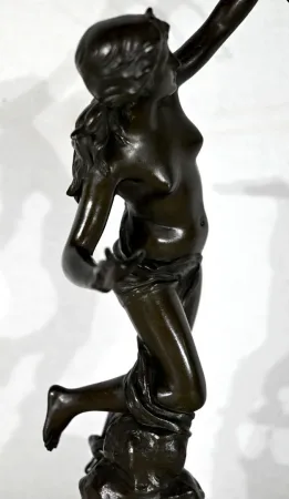 Bronze "Diane Chasseresse", signé J. Garnier – 2ème moitié du XIXe