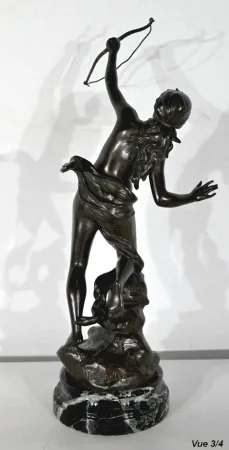 Bronze "Diane Chasseresse", signé J. Garnier – 2ème moitié du XIXe