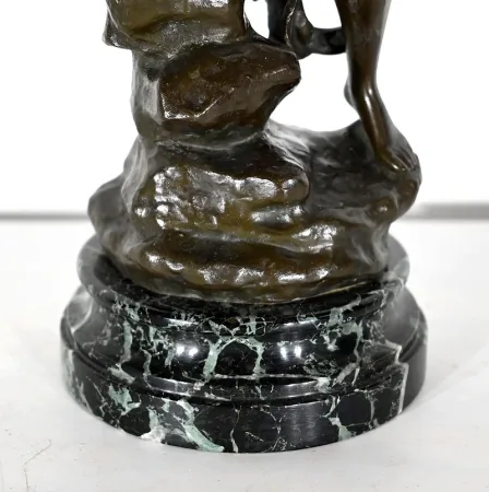 Bronze "Diane Chasseresse", signé J. Garnier – 2ème moitié du XIXe