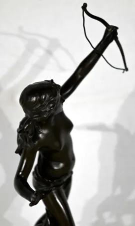 Bronze "Diane Chasseresse", signé J. Garnier – 2ème moitié du XIXe