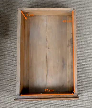 Commode Scriban en Noyer, époque Louis XV – Fin XVIIIe