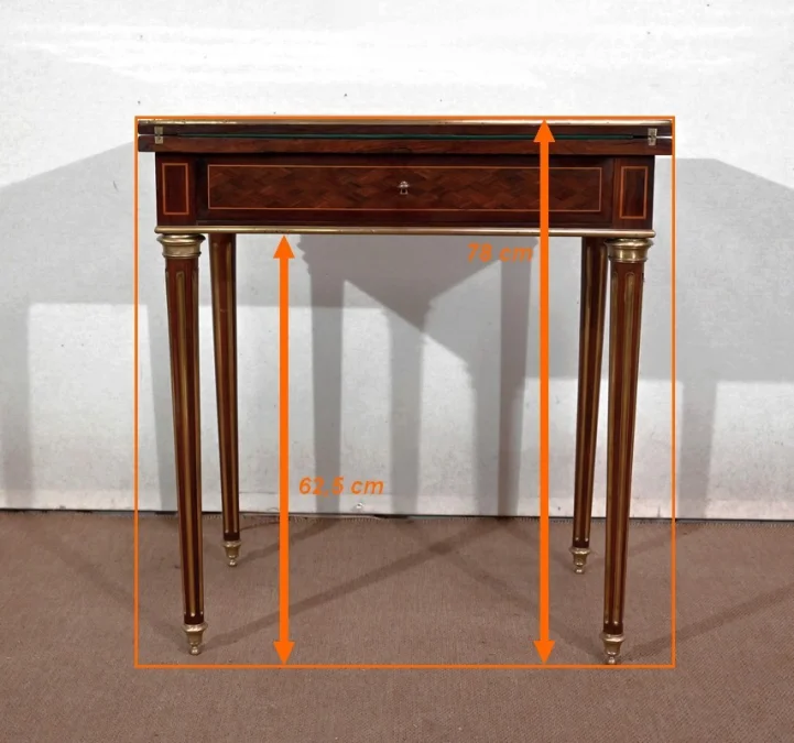 Table de Milieu Multifonction, style Louis XVI – Fin XIXe