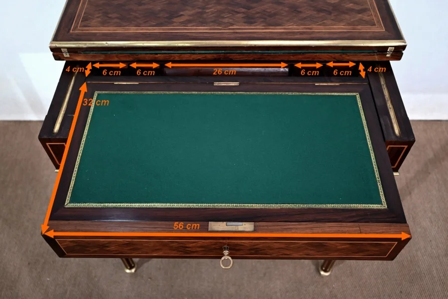 Table de Milieu Multifonction, style Louis XVI – Fin XIXe