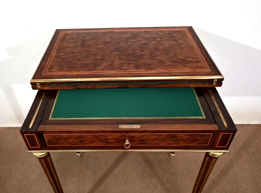Table de Milieu Multifonction, style Louis XVI – Fin XIXe