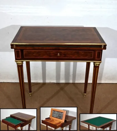 Table de Milieu Multifonction, style Louis XVI – Fin XIXe