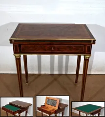 Table de Milieu Multifonction, style Louis XVI – Fin XIXe