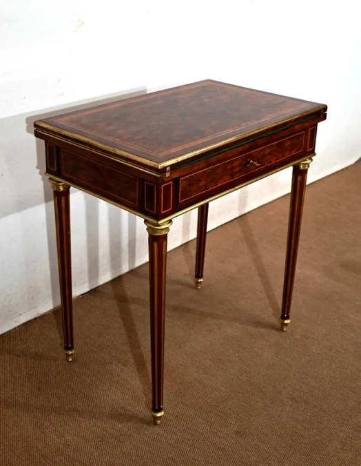 Table de Milieu Multifonction, style Louis XVI – Fin XIXe