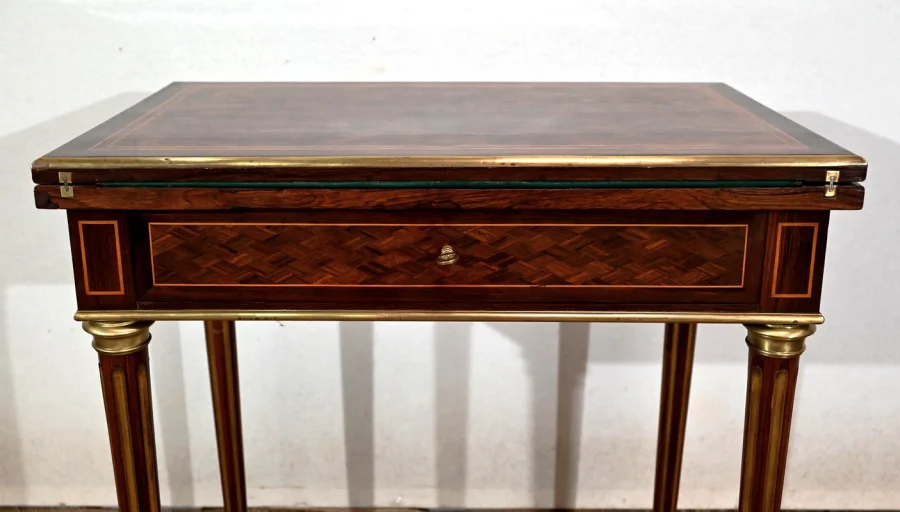 Table de Milieu Multifonction, style Louis XVI – Fin XIXe