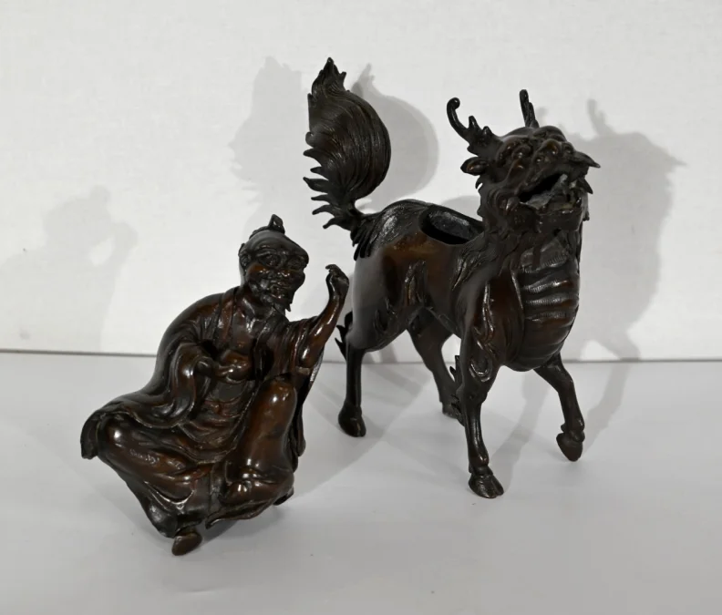CHINESISCHE BRONZE-GRUPPE