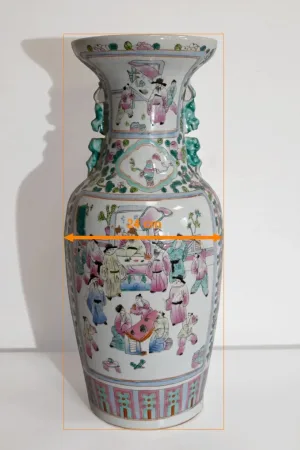 Important Vase en Porcelaine, Chine – XXe