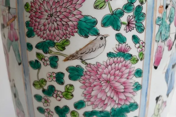 Important Vase en Porcelaine, Chine – XXe