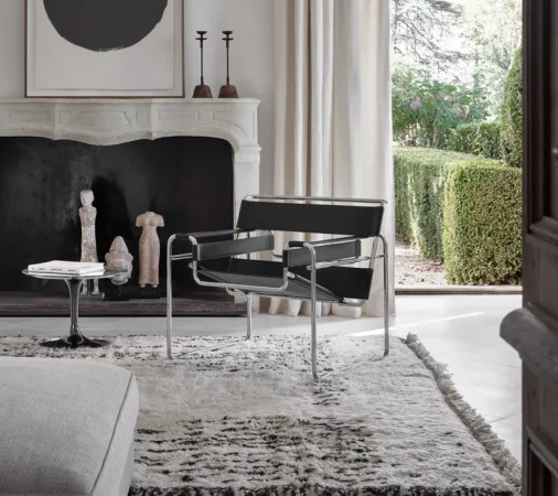 Paire d’importants Fauteuils Wassily B3 de M. Breuer – Début XXe