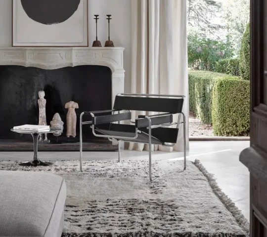 Paire d’importants Fauteuils Wassily B3 de M. Breuer – Début XXe