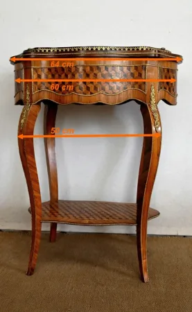 Jardinière en Marqueteries, style Louis XV, époque Napoléon III – Milieu XIXe