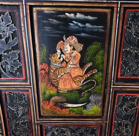Paravent Indien Quatre Feuilles, Rajasthan – Début XXe