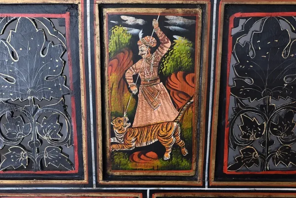 Paravent Indien Quatre Feuilles, Rajasthan – Début XXe