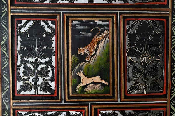 Paravent Indien Quatre Feuilles, Rajasthan – Début XXe
