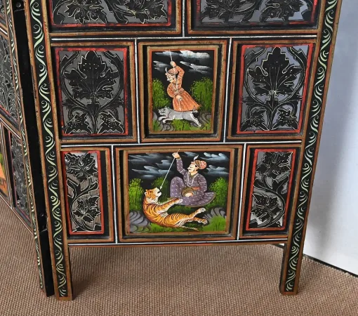 Paravent Indien Quatre Feuilles, Rajasthan – Début XXe
