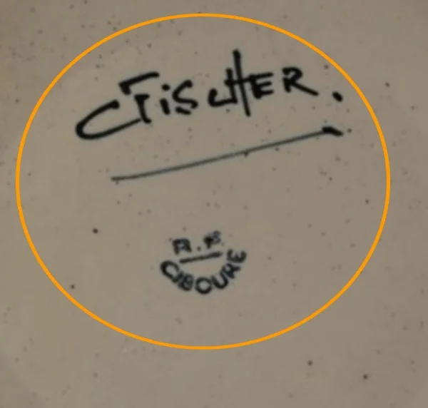 VASE signiert C. FISCHER